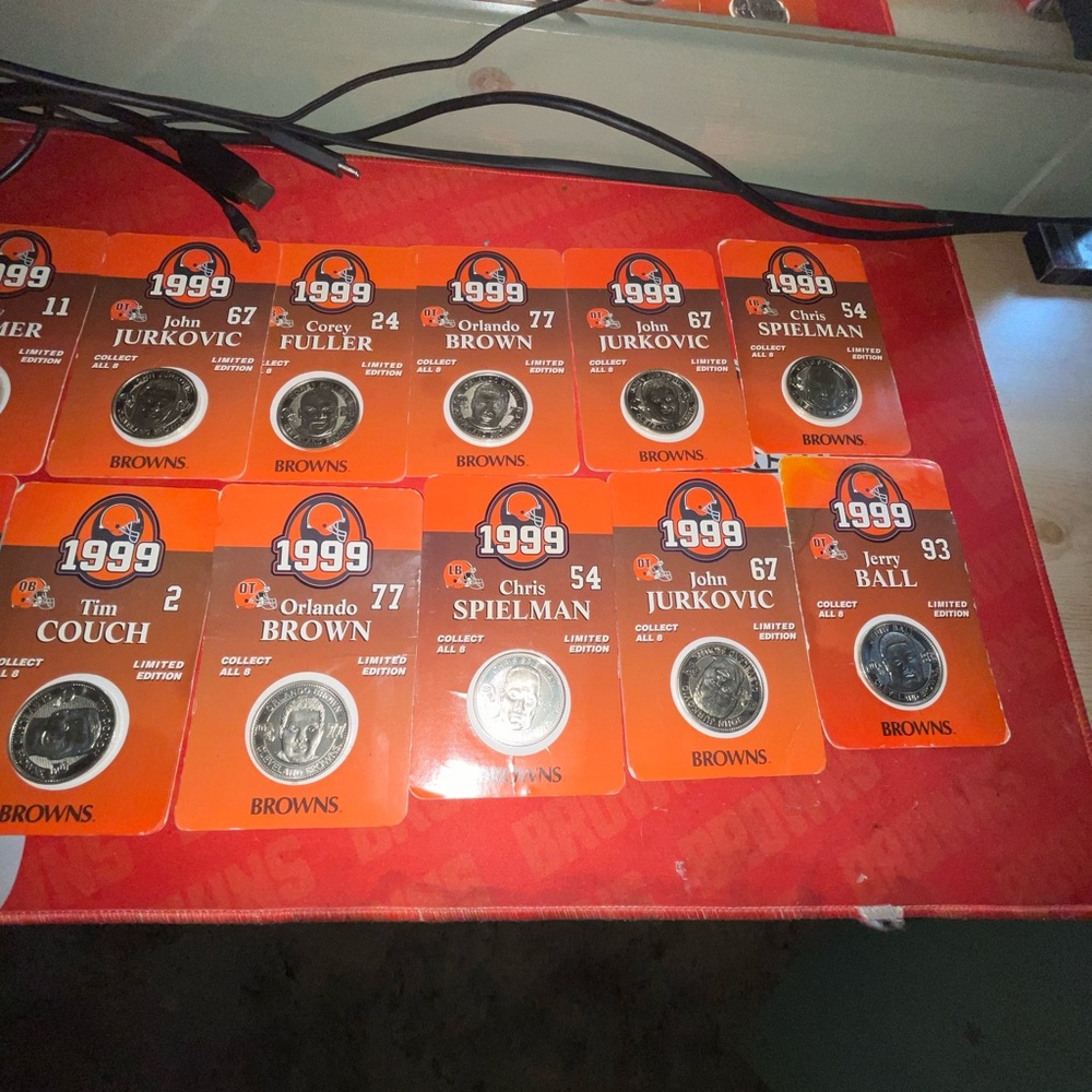 1999 Cleveland Browns Vintage Coin Set